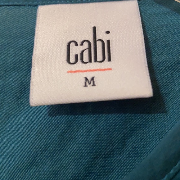 Cabi Green Sleeveless Top Size Medium - Picture 3 of 3